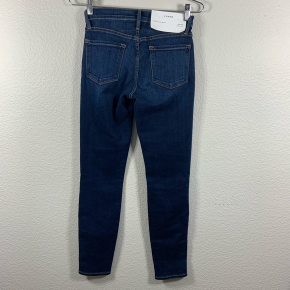Frame Le Skinny De Jeanne Snap Away Jeans Size 25 - Picture 6 of 7